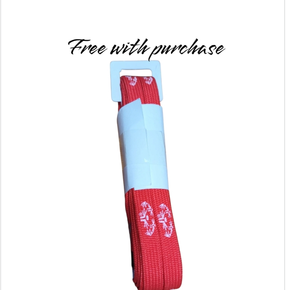 Free With Purchase Orange shoe laces
